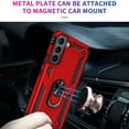 thumbnail image 5 of TECH CIRCLE Galaxy S22 Plus Case,Heavy Duty Shockproof Full Body Protective Phone Cover Built in Rotatable Magnetic Ring Holder Car Mount Holder Kickstand Case For Samsung Galaxy S22 Plus 2022,Red, 5 of 7