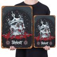 thumbnail image 4 of Placa Metal Vintage Slipknot Pintura Hierro Rectangular Arte La Pared 20x30cm, 4 of 9