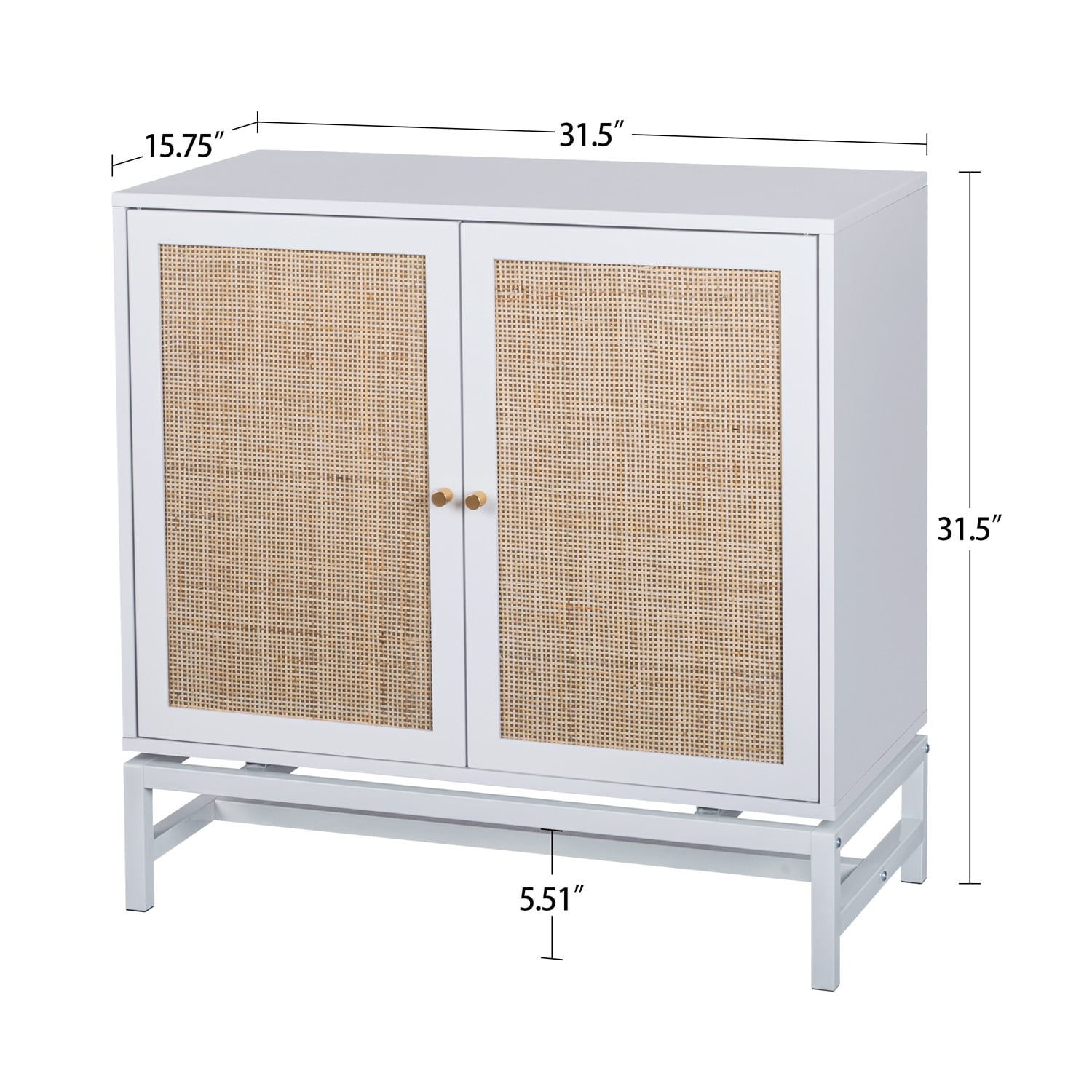 Kadyn Floor Storage Cabinet, Particle Board Storage Cabinet with 2 doors and 1 Adjustable Inner Shelves, Mid-Century Sideboard Buffet Cabinet for Hallway, White Kadyn Floor Storage Cabinet, Particle Board Storage Cabinet with 2 doors and 1 Adjustable Inner Shelves, Mid-Century Sideboard Buffet Cabinet for Hallway, White