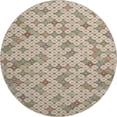 thumbnail image 2 of Addison Rugs Mayfield Premium Machine Washable Transitional Geometric Beige Round Rug, 8' x 8', 2 of 6