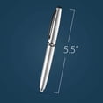 thumbnail image 5 of Stylus Pen- Capacitive Stylus, 3-in-1 Metal Pen, Multi-Function,Ballpoint Ink Pen,with LED Flashlight, for Touchscreen Devices, Tablets, iPads, iPhones, 1PK, Silver, 5 of 6