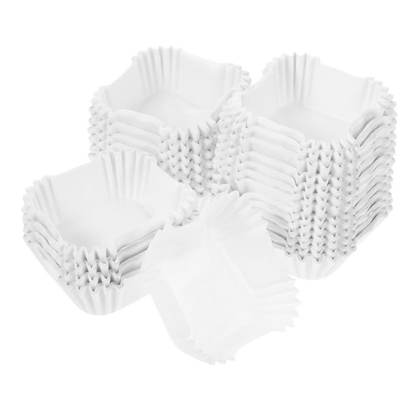 NIAIZEK White 1000pcs Baking Cupcake Muffin Paper Liners Oil and Water Resistant Baking Cups