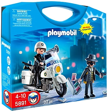 PLAYMOBIL City Action Police Carry Case Building Set 5648 for sale online 
