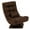 Brown, variant on Costway 360° Swivel Floor Chair 5-Level Adjustable Lazy Chair w/ Massage Pillow Black
