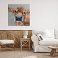 thumbnail image 3 of Stupell Industries Rustic Lodge Freckles The Cow Portrait Canvas Art, 30 x 30, by Sara G. Designs, 3 of 8