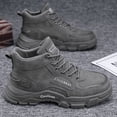 thumbnail image 3 of Botas altas Para Hombre, Botas de plataforma cómodas a la moda, Botas de Montañismo al aire libre Para Hombre, zapatillas de seguridad Para el trabajo, Botas Para Hombre, 3 of 4