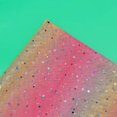 thumbnail image 4 of Lovely Gradient Star Sequin Gauze Fabric for DIY with Rainbow Colors 1.5x3m, 4 of 4