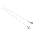 thumbnail image 2 of SHISUYAN Ceiling Fan Chain Extension with Silver Zinc Alloy Pull Beads for Fan Use 2pcs, 2 of 8