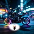 thumbnail image 3 of LED Tire Valve Stem Caps Lights 4PCS - Waterproof Rotating Flash Wheel Light for Car Truck SUV Motorcycle Bicycle Glow in Dark Tyre Dust Caps Night Riding Decoration, 3 of 5