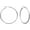 H:Silver, variant on Geometric Double Circle Round Stud Earrings Women's Lucky Number 8 Shape Hollow Big, Style P9804