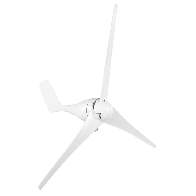 Fafeicy Small Wind Generator, 3 Blades 1200W Wind Turbines Kit, With 3-phase AC Permanent Synchronous Generator, For Charging Boats, Terraces