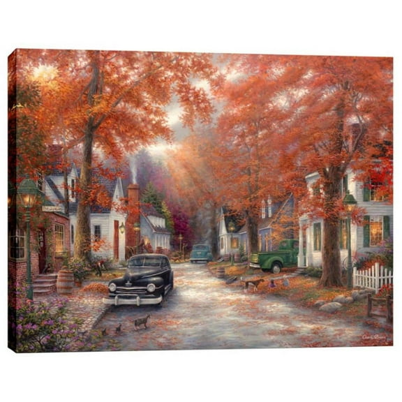 Cortesi Home A Moment on Memory Lane by Chuck Pinson Painting Print on Wrapped Canvas