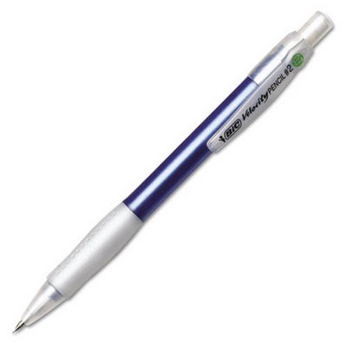 BIC Velocity Mechanical Pencil, HB 2, 0.7 mm, Blue Barrel, Refillable