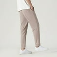 thumbnail image 6 of Mens Plus Size Hiking Pants Big and Tall Drawstring Elastic Waist Outdoor Jogger Trousers Casual Solid Relaxed Sports Tapered Sweatpants with Pockets, 6 of 8