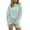 Ice Green, variant on Ekouaer 2 Pieces Lounge Set for Women Long Sleeve Pajamas Top and Shorts Matching Sets Outfits with Pockets