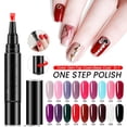 thumbnail image 4 of ONLYEOR Nail Polish Pens, 3 in 1 Nail Polish Pens Quick Dry, Gel Polish Pen, Gel Nail Polish Pen Set 6 pcs, Ideal Gift for Her,Gift for Women (C), 4 of 6