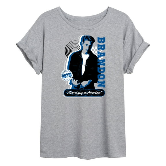 Beverly Hills 90210 - Brandon Nicest Guy In America - Juniors Ideal Flowy Muscle T-Shirt