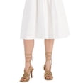 thumbnail image 4 of INC Womens Beige Strappy Lace Padded Ankle Strap Brayd Square Toe Stiletto Lace-Up Heeled Sandal 8.5 M, 4 of 4
