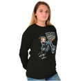 thumbnail image 3 of Biker Betty Boop Choppers Motorcycle Women Plus Size Long Sleeve Tee Brisco Brands 2X, 3 of 6