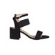 thumbnail image 2 of Zapato Mujer Tacón Ancho 4 cm Negro Gamuza Castalia Casual, 2 of 4