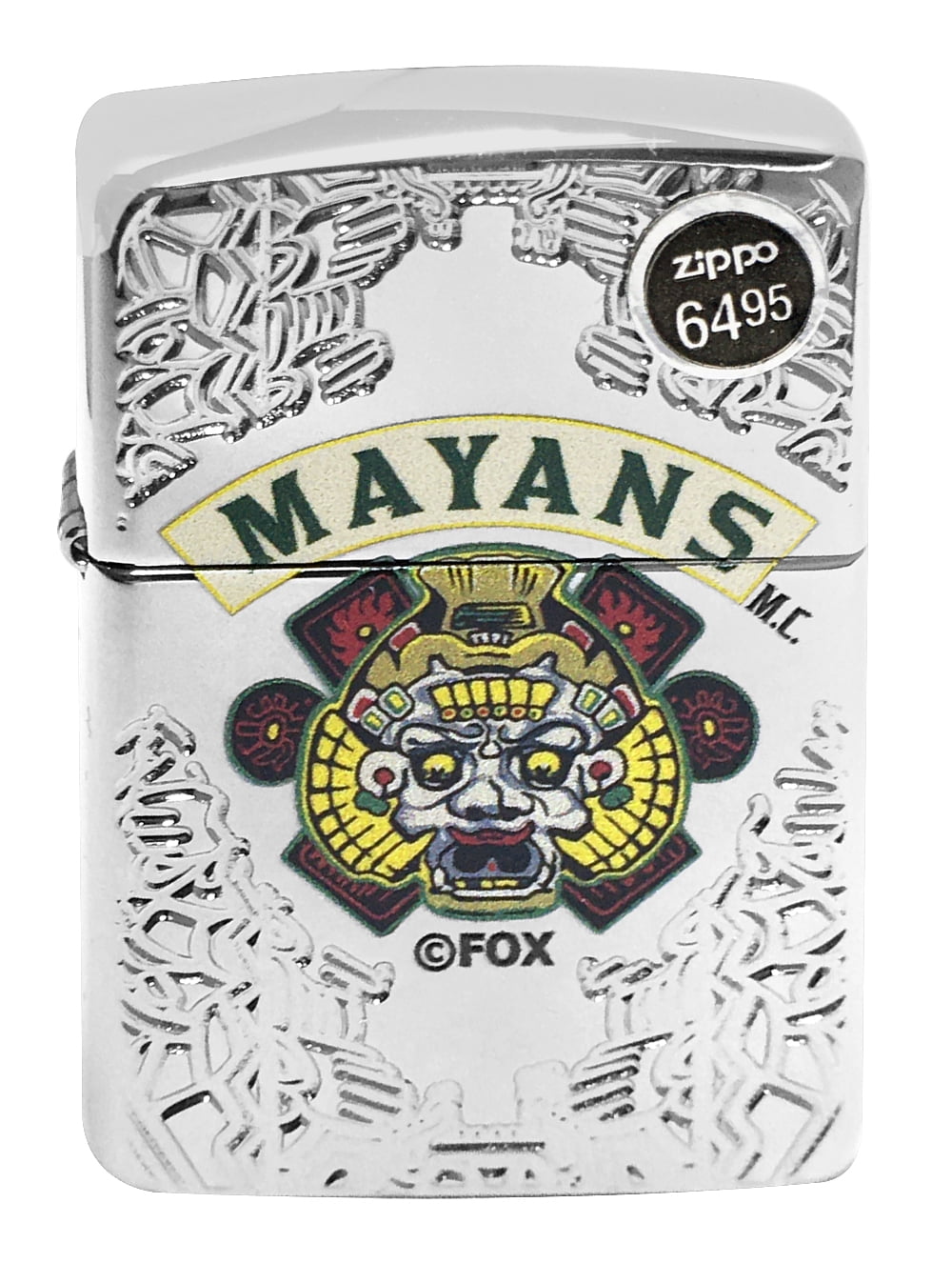 Zippo 49032 Mayans M.C. High Polish Chrome Lighter New in