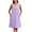 Lavender, variant on FEREMO Sleeveless Nightgowns for Women 100%Cotton V Neck Sleepwear