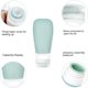 thumbnail image 4 of Contenedores de tamaño de viaje, juego de 4, 60 ml, botellas de silicona a prueba de fugas, juego de accesorios para artículos de tocador cosméticos para champú, loción, jabón, acondicionador,, 4 of 6