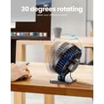 thumbnail image 4 of Ventilador de escritorio Gaiatop USB pequeño, potente, portátil, 3 velocidades, azul, 4 of 8