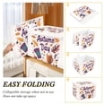 thumbnail image 2 of Yayeee Collapsible Cube Storage Bin with Lid Fabric Closet Decorative Basket with Handles, Warm Autumn Day, 2 of 7