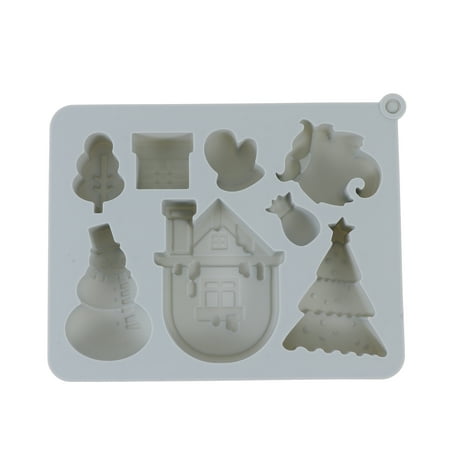 

1pc Christmas Themed Silicone Mold Biscuit Baking Mold Cake Making Mold