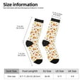 thumbnail image 2 of Susaid Autumn Print Men's Moisture Wicking Cushioned Crew Work Boot Socks Suitable for Size 36-45, 2 of 6