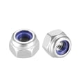 thumbnail image 5 of M4 x 0.7mm Nylon Insert Hex Lock Nuts, 304 Stainless Steel, 10 Pcs, 5 of 5