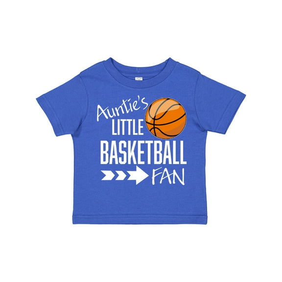 Inktastic Auntie's Little Basketball Fan Boys or Girls Toddler T-Shirt