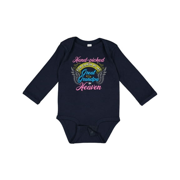 Inktastic Great Granddaughter Great Grandpa Girls Long Sleeve Baby Bodysuit