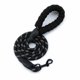 thumbnail image 1 of Collar reflectante negro para perros, collar ajustable para mascotas con acolchado de neopreno suave para perros pequeños, medianos y grandes, cuerda de escalada., 1 of 5