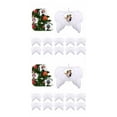 thumbnail image 3 of Guardoinrt 20pieces Simple And Classic Angel Wing Ornament For Elegant Christmas Tree Good Hand Feeling Retro White 2Set, 3 of 6