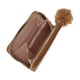 thumbnail image 3 of Ofertas Únicas 1 Pc Monedero Portátil Cuadrado con Rejilla Monedero con Cremallera Marrón, 3 of 5