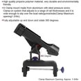 thumbnail image 4 of Fishing Rod Holder, Adjustable 360-Degree Rotation Nylon Plastic Clamp Fishing Rod Mount Holder Bracket, 4 of 5