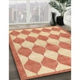 thumbnail image 2 of Ahgly Company Indoor Rectangle Contemporary Bright Orange Abstract Area Rugs, 5' x 8', 2 of 6