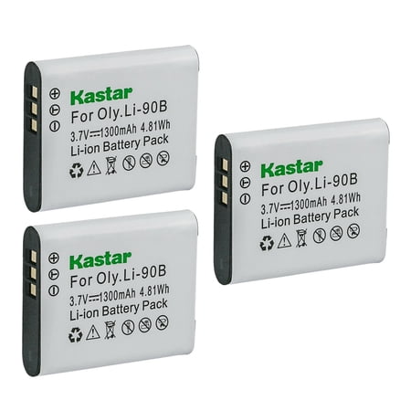 Kastar 3-Pack Battery Replacement for Ricoh DB-110 DB110 Battery  Ricoh THETA V 360 Spherical Camera  Ricoh THETA Z1 360 Spherical Camera  PEN1067  910830  Ricoh THETA X 360 Spherical Camera
