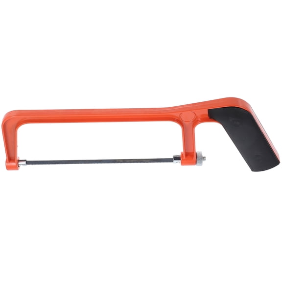 Toyvian Portable Orange Coping Saw with Comfortable Grip for Outdoor Woodworking, Fast and Precise Cutting Tool