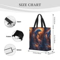 thumbnail image 3 of Pofeuu Cool Dolphin Print Tote Bag for Women,Hobo HandBags with Zipper,Large Capacity Casual Shoulder Handbags with Inner Pockets, 3 of 7