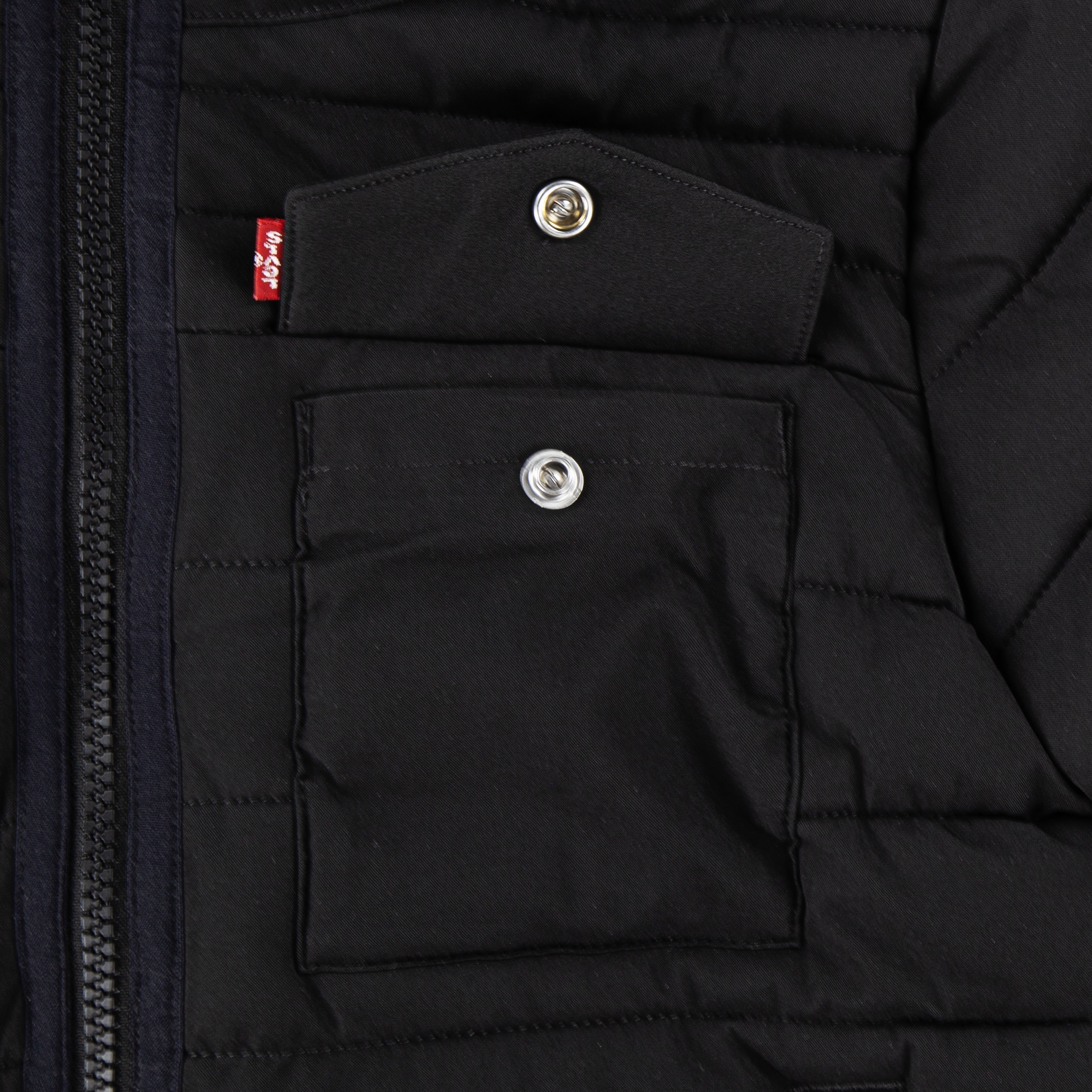 Levi's Boys' Heavyweight Puffer Jacket with Hood, Sizes 4-7