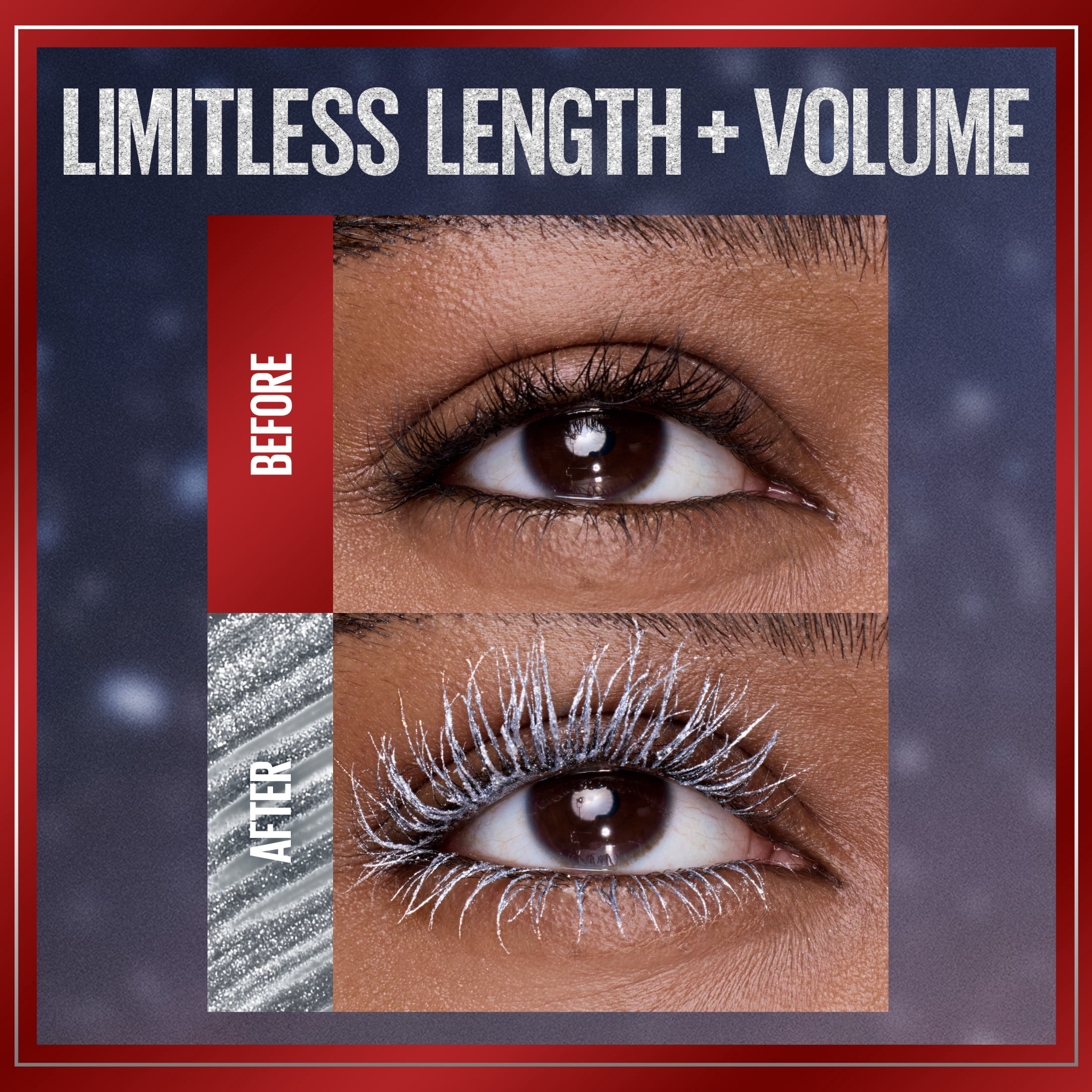 Maybelline LS Sky High Mascara Silver Chrome, 0.25 fl oz