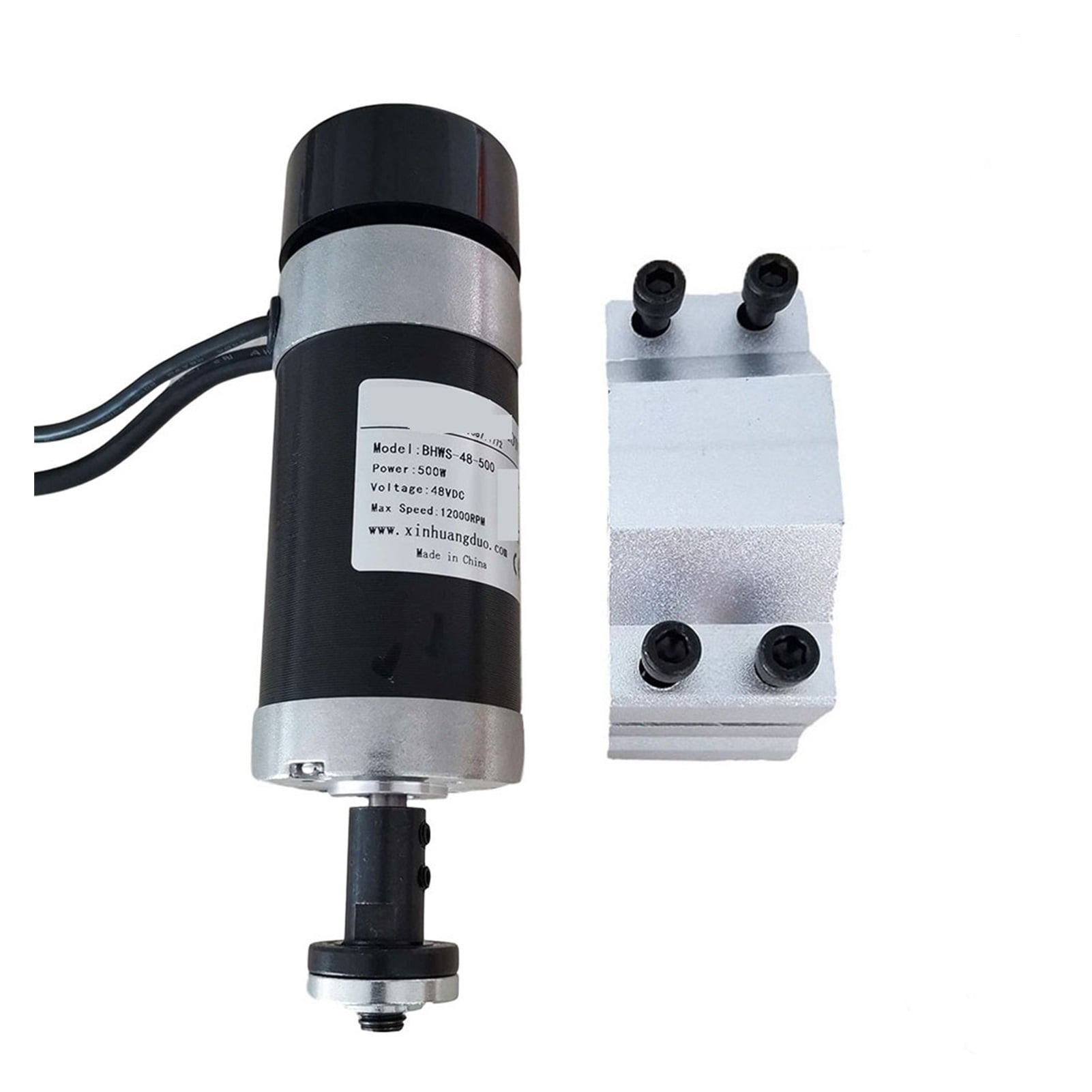 48v 500W Angle Grinder Brushless Spindle Motor+57MM Clamp With Screws+ 48V Brushless Motor Driver+48VDC 10.5A Power Supply ,Easy to Install