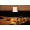 thumbnail image 3 of Bell + Howell Aurora Table Lamp Small Cordless Touch LED Rechargeable Lamp for Bedside Desk Nightstand Gold Base - pack of 2, 3 of 6