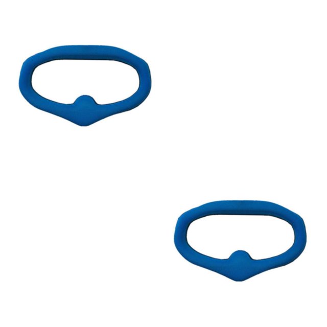 Ounissouiy Almohadilla para los ojos de la placa frontal Acolchado de espuma de tela agradable para la piel para Goggle Blue Azul 2Conjunto