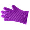 thumbnail image 5 of Silicone BBQ Heat Resistant Gloves Grill Pot Holder Cooking Grip Oven Mitts, 5 of 7