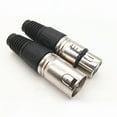 thumbnail image 1 of FOLOYORI 4Ud Conector Xlr Macho Y De 3 Para Cable Micrófono Con Caja ABS Multicolor, 1 of 8