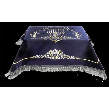 28 x 30 in. Velvet Cover for Menorah Stand, Blue - Large